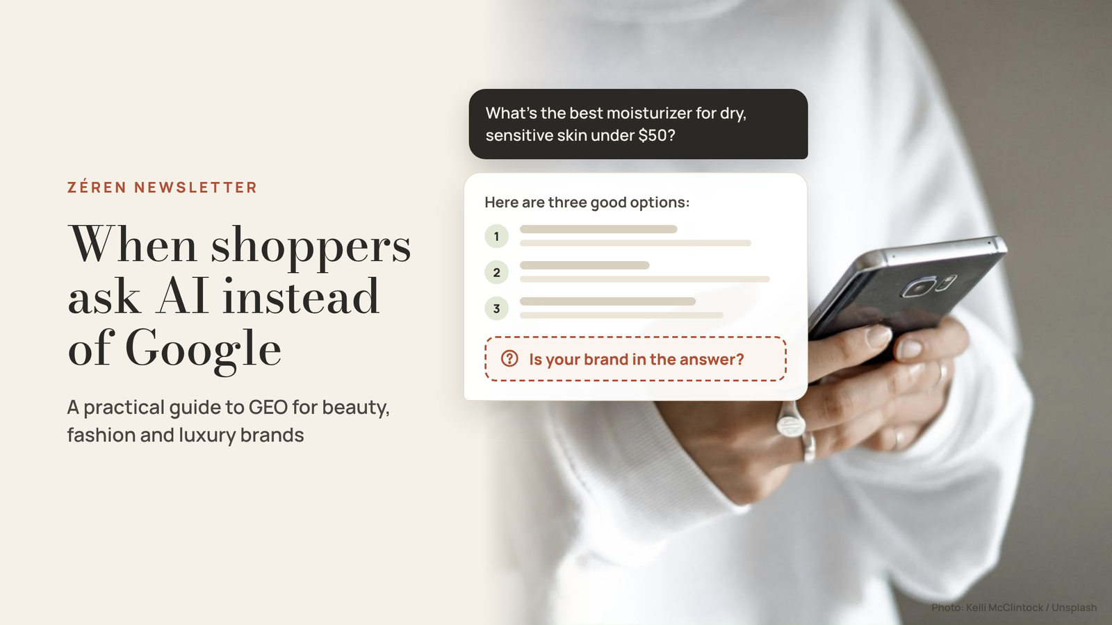 When shoppers ask AI instead of Google: a practical guide to GEO